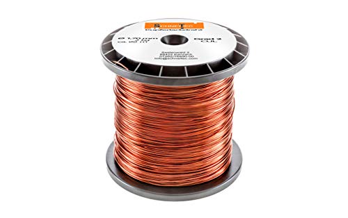 Kupferlackdraht W210 Ø 1,70 mm 2 kg, ca. 99m - CU Lackdraht Grad 2 CUL Kupferdraht Gewicht 2 Kilogramm Durchmesser 1,70 Millimeter Wickeldraht Kupfer Draht nach IEC 60317-13 von SchneiTec