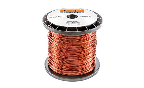 Kupferlackdraht W210 Ø 1,80 mm 2 kg, ca. 86m - CU Lackdraht Grad 2 CUL Kupferdraht Gewicht 2 Kilogramm Durchmesser 1,80 Millimeter Wickeldraht Kupfer Draht nach IEC 60317-13 von SchneiTec