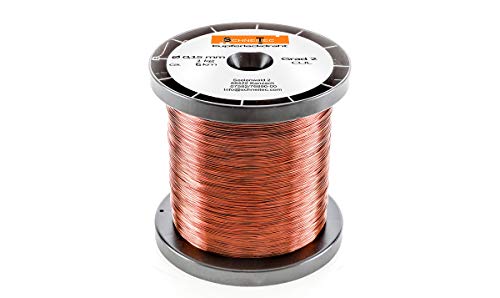 Kupferlackdraht W210 Ø 0,15 mm 1 kg, ca. 6000m - CU Lackdraht Grad 2 CUL Kupferdraht Gewicht 1 Kilogramm Durchmesser 0,15 Millimeter Wickeldraht Kupfer Draht nach IEC 60317-13 Kupferlackdraht W210 Ø 0,15 mm 1 kg, ca. 6000m - CU Lackdraht Grad 2 CUL Kupferdraht Gewicht 1 Kilogramm Durchmesser 0,15 Millimeter Wickeldraht Kupfer Draht nach IEC 60317-13 von SchneiTec