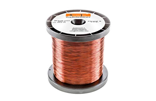 Kupferlackdraht W210 Ø 0,25 mm 200 g, ca. 430m - CU Lackdraht Grad 2 CUL Kupferdraht Gewicht 200 Gramm Durchmesser 0,25 Millimeter Wickeldraht Kupfer Draht nach IEC 60317-13 Kupferlackdraht W210 Ø 0,25 mm 200 g, ca. 430m - CU Lackdraht Grad 2 CUL Kupferdraht Gewicht 200 Gramm Durchmesser 0,25 Millimeter Wickeldraht Kupfer Draht nach IEC 60317-13 von SchneiTec
