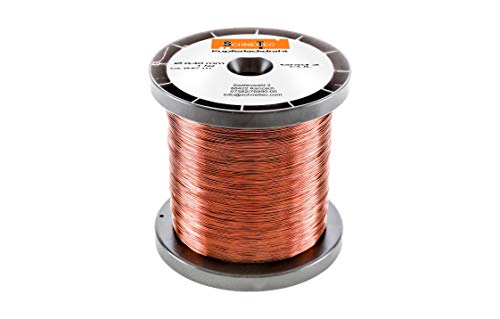 Kupferlackdraht W210 Ø 0,40 mm 1 kg, ca. 845m - CU Lackdraht Grad 2 CUL Kupferdraht Gewicht 1 Kilogramm Durchmesser 0,40 Millimeter Wickeldraht Kupfer Draht nach IEC 60317-13 von SchneiTec