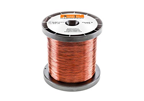 Kupferlackdraht W210 Ø 0,40 mm 100 g, ca. 80m - CU Lackdraht Grad 2 CUL Kupferdraht Gewicht 100 Gramm Durchmesser 0,40 Millimeter Wickeldraht Kupfer Draht nach IEC 60317-13 von SchneiTec