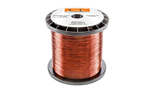 Kupferlackdraht W210 Ø 0,50 mm 2 kg, ca. 1050m - CU Lackdraht Grad 2 CUL Kupferdraht Gewicht 2 Kilogramm Durchmesser 0,50 Millimeter Wickeldraht Kupfer Draht nach IEC 60317-13 von SchneiTec