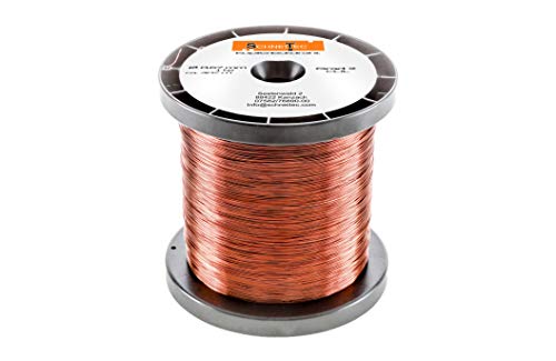 Kupferlackdraht W210 Ø 0,67 mm 1 kg, ca. 300m - CU Lackdraht Grad 2 CUL Kupferdraht Gewicht 1 Kilogramm Durchmesser 0,67 Millimeter Wickeldraht Kupfer Draht nach IEC 60317-13 von SchneiTec