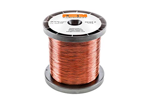 Kupferlackdraht W210 Ø 0,75 mm 1 kg, ca. 240m - CU Lackdraht Grad 2 CUL Kupferdraht Gewicht 1 Kilogramm Durchmesser 0,75 Millimeter Wickeldraht Kupfer Draht nach IEC 60317-13 von SchneiTec