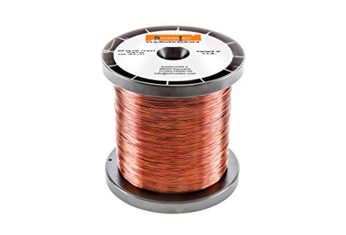 Kupferlackdraht W210 Ø 0,75 mm 100 g, ca. 24m - CU Lackdraht Grad 2 CUL Kupferdraht Gewicht 100 Gramm Durchmesser 0,75 Millimeter Wickeldraht Kupfer Draht nach IEC 60317-13 von SchneiTec
