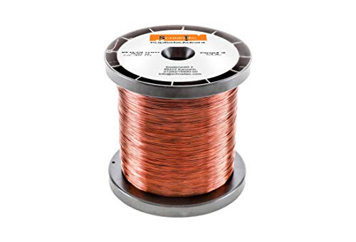Kupferlackdraht W210 Ø 0,75 mm 200 g, ca. 48m - CU Lackdraht Grad 2 CUL Kupferdraht Gewicht 200 Gramm Durchmesser 0,75 Millimeter Wickeldraht Kupfer Draht nach IEC 60317-13 von SchneiTec