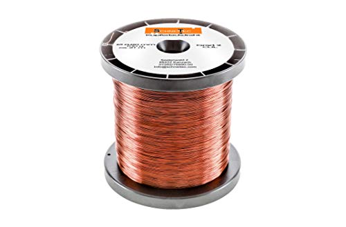 Kupferlackdraht W210 Ø 0,80 mm 100 g, ca. 21m - CU Lackdraht Grad 2 CUL Kupferdraht Gewicht 100 Gramm Durchmesser 0,80 Millimeter Wickeldraht Kupfer Draht nach IEC 60317-13 von SchneiTec