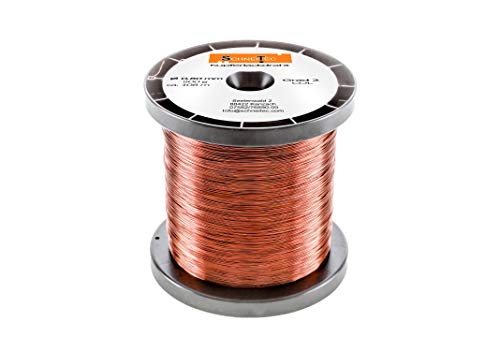 Kupferlackdraht W210 Ø 0,80 mm 500 g, ca. 108m - CU Lackdraht Grad 2 CUL Kupferdraht Gewicht 500 Gramm Durchmesser 0,80 Millimeter Wickeldraht Kupfer Draht nach IEC 60317-13 von SchneiTec