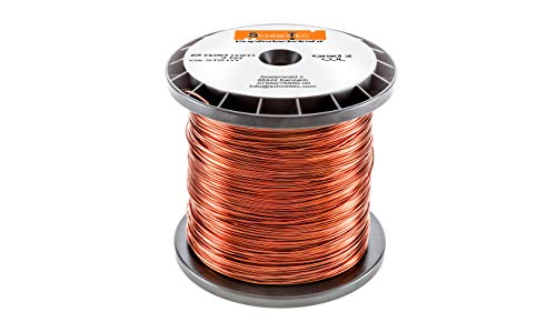 Kupferlackdraht W210 Ø 0,90 mm 3 kg, ca. 519m - CU Lackdraht Grad 2 CUL Kupferdraht Gewicht 3 Kilogramm Durchmesser 0,90 Millimeter Wickeldraht Kupfer Draht nach IEC 60317-13 von SchneiTec
