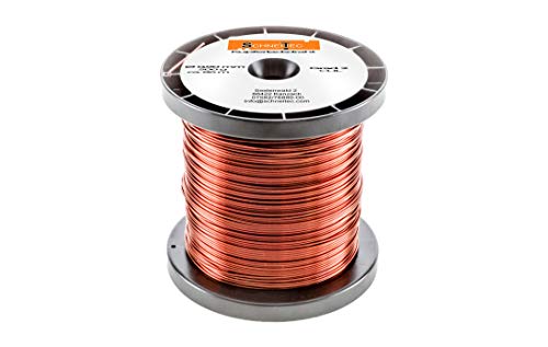 Kupferlackdraht W210 Ø 0,90 mm 500 g, ca. 86m - CU Lackdraht Grad 2 CUL Kupferdraht Gewicht 500 Gramm Durchmesser 0,90 Millimeter Wickeldraht Kupfer Draht nach IEC 60317-13 von SchneiTec