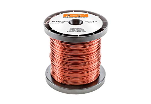 Kupferlackdraht W210 Ø 1,12 mm 1 kg, ca. 110m - CU Lackdraht Grad 2 CUL Kupferdraht Gewicht 1 Kilogramm Durchmesser 1,12 Millimeter Wickeldraht Kupfer Draht nach IEC 60317-13 von SchneiTec