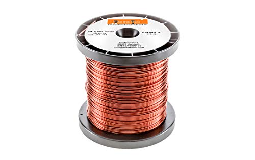 Kupferlackdraht W210 Ø 1,80 mm 500 g, ca. 21m - CU Lackdraht Grad 2 CUL Kupferdraht Gewicht 500 Gramm Durchmesser 1,80 Millimeter Wickeldraht Kupfer Draht nach IEC 60317-13 von SchneiTec