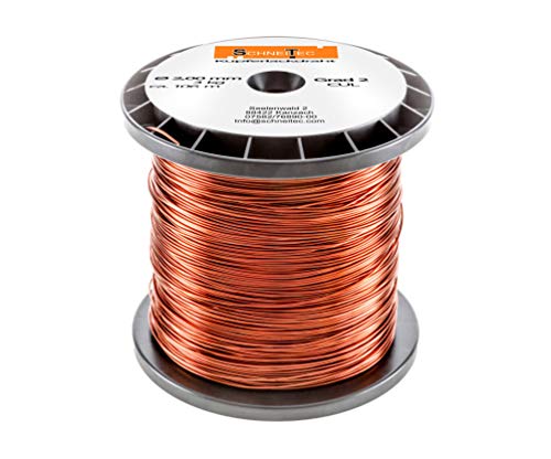 Kupferlackdraht W210 Ø 2,00 mm 3 kg, ca. 105m - CU Lackdraht Grad 2 CUL Kupferdraht Gewicht 3 Kilogramm Durchmesser 2,00 Millimeter Wickeldraht Kupfer Draht nach IEC 60317-13 Kupferlackdraht W210 Ø 2,00 mm 3 kg, ca. 105m - CU Lackdraht Grad 2 CUL Kupferdraht Gewicht 3 Kilogramm Durchmesser 2,00 Millimeter Wickeldraht Kupfer Draht nach IEC 60317-13 von SchneiTec