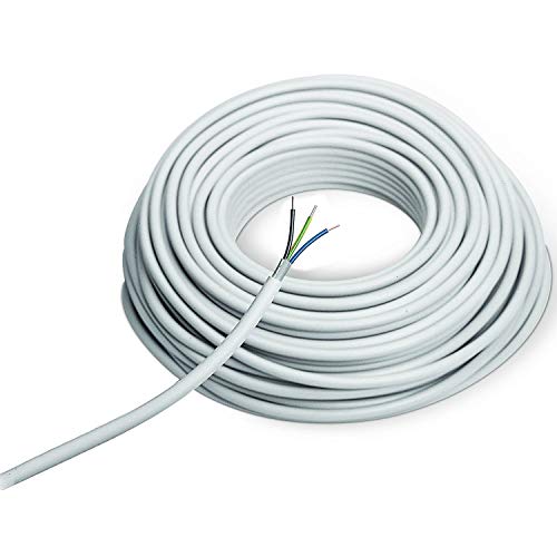 NYM - J 3x1,5 Mantelleitung 3 x 1,5 mm² / 50 m Kabel Leitung Elektroleitung von SchneiTec