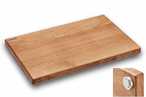 Schneidboard Eiche - Design Schneidebrett Aus Massivem Holz - Made in Germany - 45x29x3,8 cm von Schneidboard
