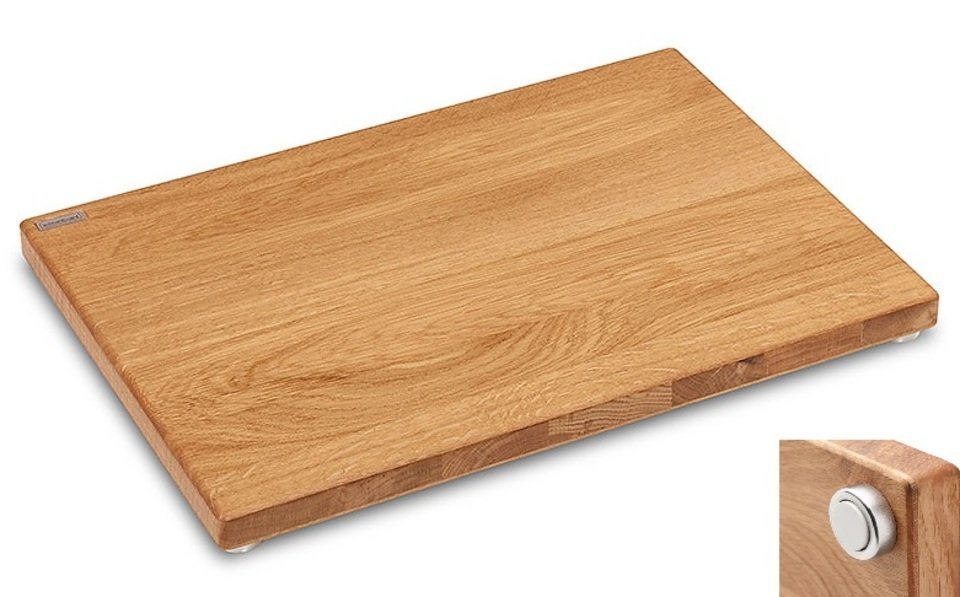 Schneidboard Schneidebrett Design Schneidebrett XL Massivholz, Made in Germany, 50x35x3,8 cm, Eiche, Langlebig und Nachhaltig von Schneidboard
