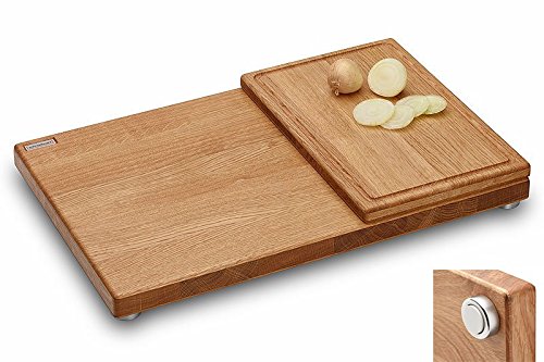 Schneidboard Schneidebrett-Set Eiche - Schneidebrett & Zwiebelbrett - Made In Germany - 45x29x3,8 & 29x19x1,5 cm Schneidboard Schneidebrett-Set Eiche - Schneidebrett & Zwiebelbrett - Made In Germany - 45x29x3,8 & 29x19x1,5 cm von Schneidboard