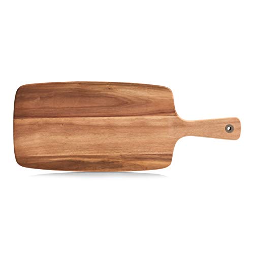 Zeller 25552 Schneidebrett mit Griff, Akazie, 52 x 20,5 x 1,2 cm Natur Zeller 25552 Schneidebrett mit Griff, Akazie, 52 x 20,5 x 1,2 cm Natur von ZELLER PRESENT SCHÖNER LEBEN. PRAKTISCH WOHNEN.