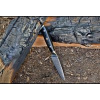 Gemüsemesser Aus Damaszenerstahl | Handgefertigt - Rasiermesserscharf Damastmesser Küchenmesser Gratis-Versand 30 Tage-Rückgabe von Schneidemesser