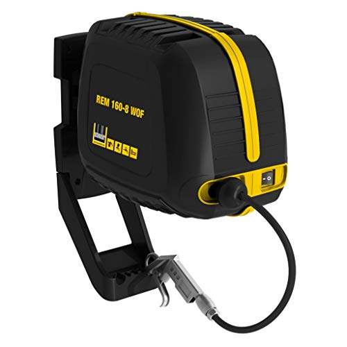 Schneider Druckluft Kompressor ReelMaster REM 160-8 (mit Schlauchaufroller 10 m Druckluftschlauch, Druck 8 bar, Füllleistung 70 l / min) 1129740358 von Schneider Druckluft