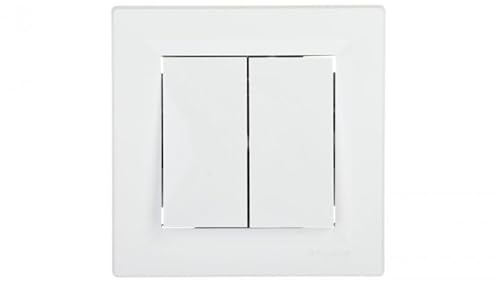 ASFORA Taster Doppelschraubenklemmen weiß EPH1100321 Schneider electric 3606480525513 von Schneider Electric