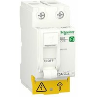 Schneider - Leistungsschalter RESI9 id 2P 25A 30mA ac von Schneider