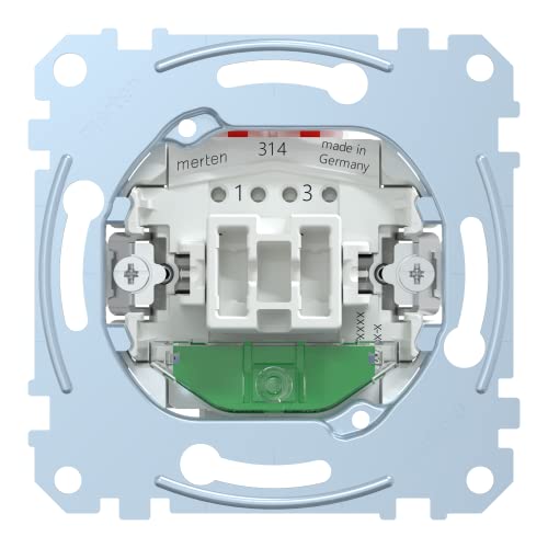 Schneider Electric Merten Aus-Kontrollschalter-Einsatz zum Einbau von Schalter und Steckdose, 2-polig, Unterputz, 10A, AC 250V, Steckklemmen, Artikelnummer MEG3102-0000 Schneider Electric Merten Aus-Kontrollschalter-Einsatz zum Einbau von Schalter und Steckdose, 2-polig, Unterputz, 10A, AC 250V, Steckklemmen, Artikelnummer MEG3102-0000 von Schneider Electric