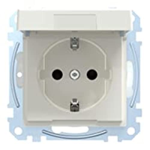 Schneider Electric Merten Schuko-Steckdose mit Klappdeckel, 2-polig+E, Berührungsschutz, Steckklemmen, System M, IP44, polarweiss glänzend, Artikelnummer MEG2314-0319 Schneider Electric Merten Schuko-Steckdose mit Klappdeckel, 2-polig+E, Berührungsschutz, Steckklemmen, System M, IP44, polarweiss glänzend, Artikelnummer MEG2314-0319 von Schneider Electric