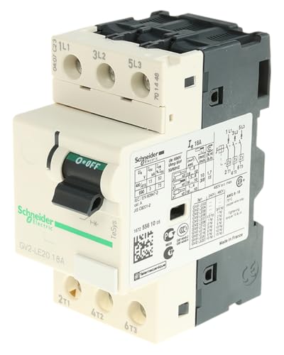 Schneider Electric TeSys GV2L Motorschutzschalter, 18 A 89mm x 44.5mm Schneider Electric TeSys GV2L Motorschutzschalter, 18 A 89mm x 44.5mm von Schneider Electric