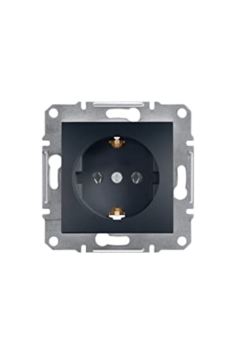 Schneider Asfora anthrazit Schutzkontakt-Steckdose / Eph2900171 von Schneider Electric