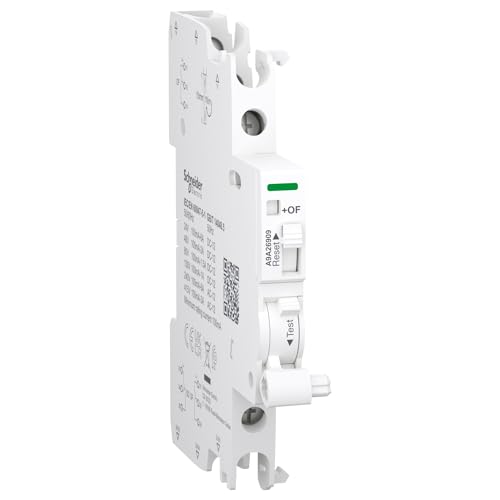 Schneider Electric A9A Hilfskontakt 2-polig Acti9, 2 Wechsler Klemmbefestigung mit Schraube Anschluss 6 A, 240 V von Schneider Electric