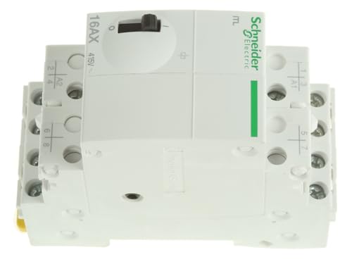 Schneider Electric A9C30814 Fernschalter iTL, 4P, 4 S, 16A, Spule 110 VDC, 230-240 VAC 50/60Hz, 40 W von Schneider Electric