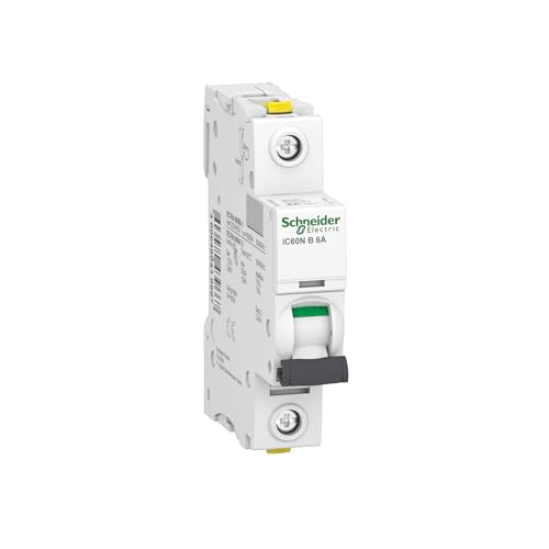 Schneider Electric Leitungsschutzschalter ACTI9 IC60N 1P 6A B, A9F03106 von Schneider Electric