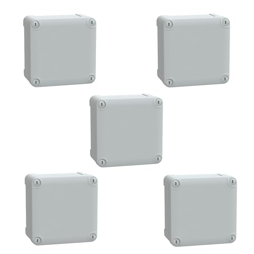 Schneider Electric TPS-/ABS-Gehäuse, Anschlussdose, Abzweigdose, IP66, 5 Stück, Artikelnummer NSYTBS11116 von Schneider Electric