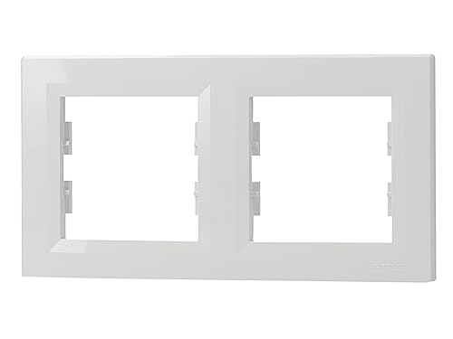 Schneider Electric Asfora Rahmen für Steckdose und Schalter, 2-fach, horizontal, weiss, Artikelnummer EPH5800221 Schneider Electric Asfora Rahmen für Steckdose und Schalter, 2-fach, horizontal, weiss, Artikelnummer EPH5800221 von Schneider Electric