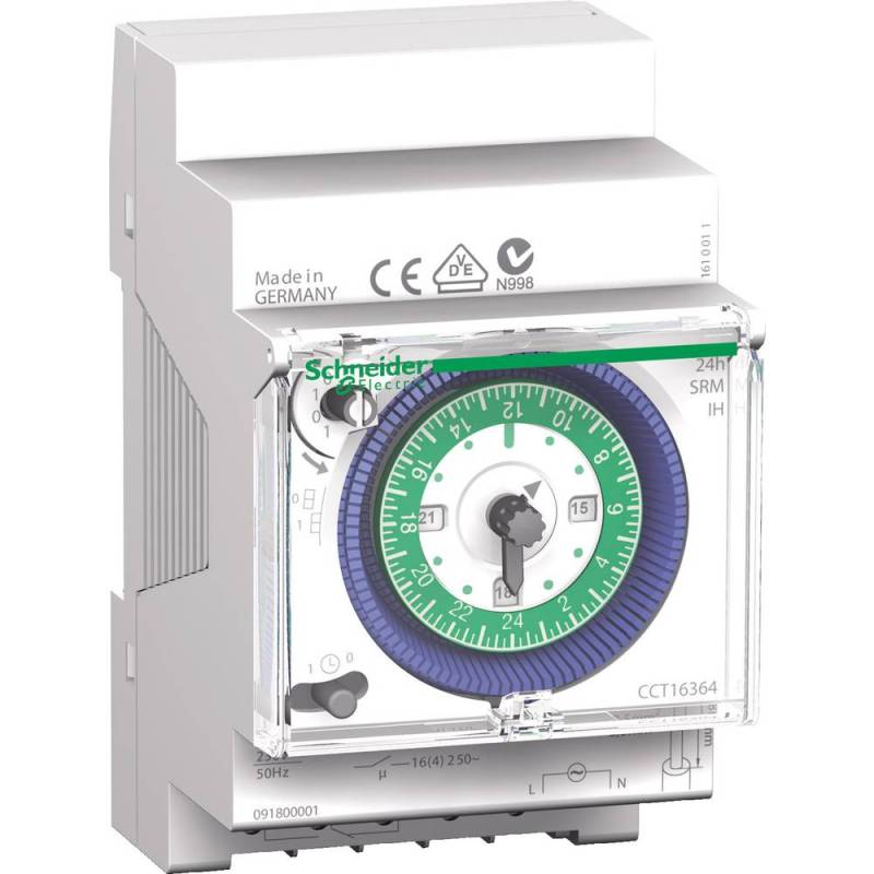 Schneider Electric Cct16364 Hutschienen Zeitschaltuhr Uhr Analog 230 V B-Ware von Schneider Electric