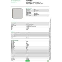 Schneider Electric IMT05065 Abzweigdose 1St. von Schneider Electric