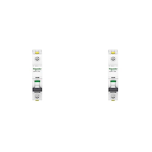 Schneider Electric Leitungschutzschalter ACTI9 IC60N 1P 20A C, A9F04120 (Packung mit 2) von Schneider Electric