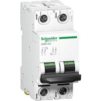 Schneider Electric - Leitungsschutzschalter C60H 500V 2P 10A Kurve c von Schneider Electric