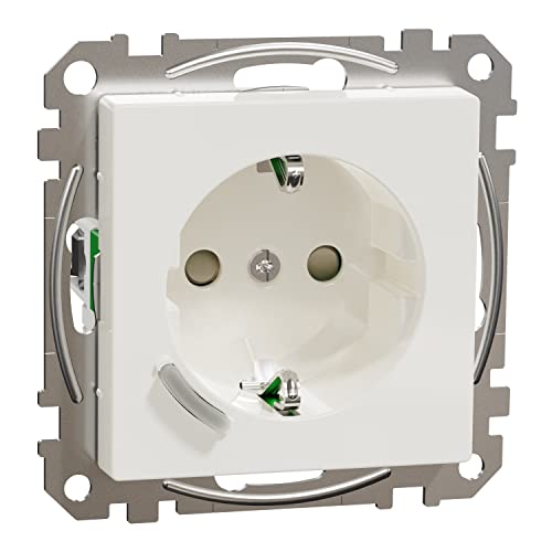 Schneider Electric Merten Smart Home Connected Schuko-Steckdose, 16A, Kompatibel mit Alexa und Google Home, System M, polarweiss glänzend, Artikelnummer MEG2380-0319 Schneider Electric Merten Smart Home Connected Schuko-Steckdose, 16A, Kompatibel mit Alexa und Google Home, System M, polarweiss glänzend, Artikelnummer MEG2380-0319 von Schneider Electric