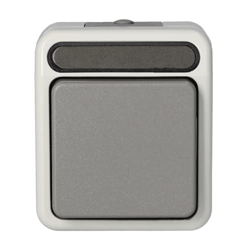 Schneider Electric Merten Taster, Schließer, Schalter, 1-fach, 1-polig, Aufputz, Aquastar, lichtgrau, Artikelnummer MEG3150-8029 Schneider Electric Merten Taster, Schließer, Schalter, 1-fach, 1-polig, Aufputz, Aquastar, lichtgrau, Artikelnummer MEG3150-8029 von Schneider Electric