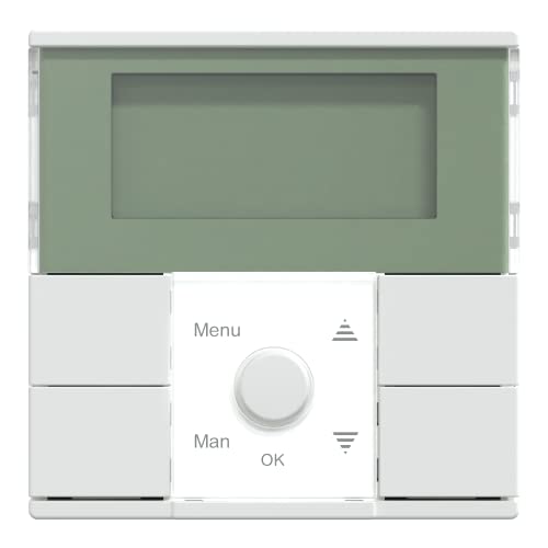 Schneider Electric Merten MEG5754-0325 Zeitschaltuhrmodul Standard, digitale Unterputz-Wochenzeitschaltuhr für den Innenbereich mit Schalter aktiv weiß glänzend, M von Schneider Electric