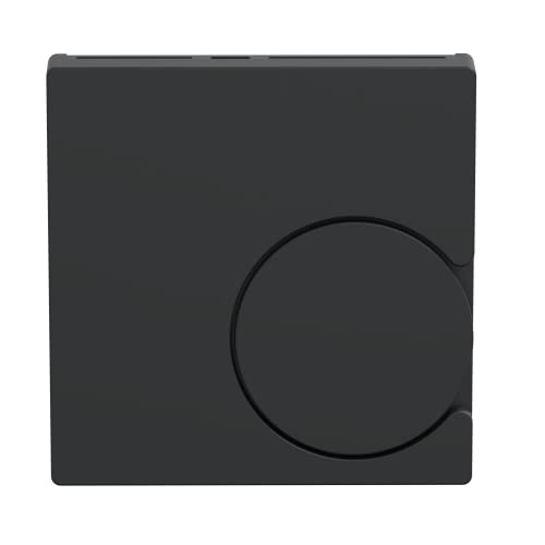 Schneider Electric Merten Smart Home Connected Raumtemperaturregler-Modul, Unterputz, System M, Alexa, Google Home, Zigbee, schwarz, Artikelnummer MEG5779-0403 von Schneider Electric