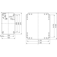 Schneider Electric Montageplatte 250x350 NSYMM43 von Schneider Electric