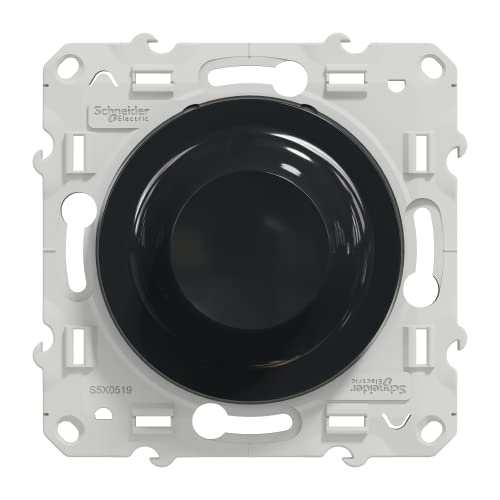 Schneider Electric - Odace – Universal-Dimmer mit 2 oder 3 Drähten, 3 W, 100 W (LED), Anthrazit – S540519 von Schneider Electric