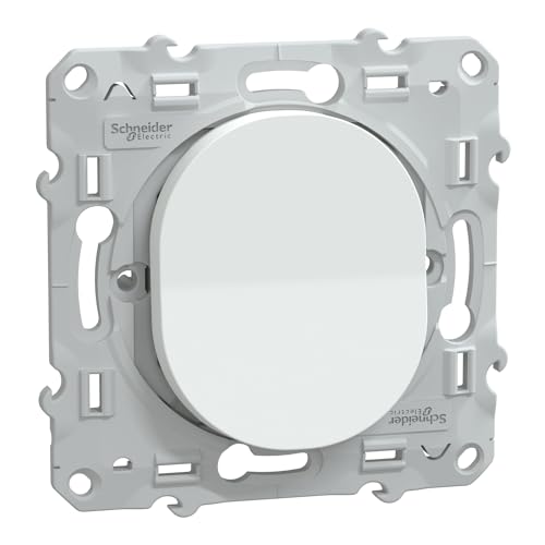 Schneider Electric Ovalis – Wechselschalter – 10AX – Weiß – S320204 von Schneider Electric