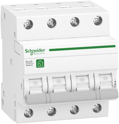 Schneider Electric R9S64463 LASTTRENNSCHALTER RESI9 3P+N 63A, 415V AC, Weiss von Schneider Electric