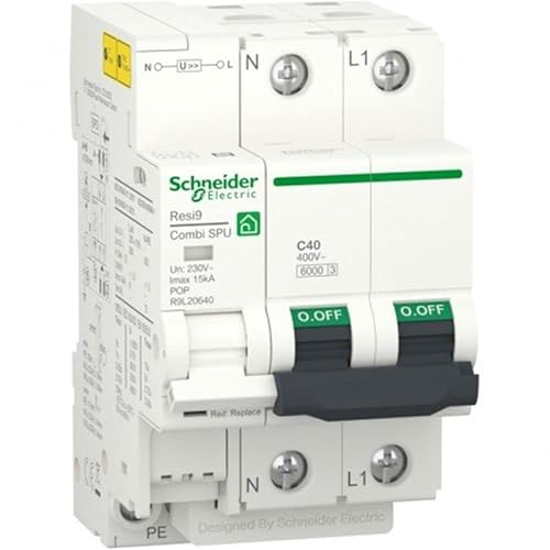 Schneider Electric Resi9 Combi SPU 1PN C 40A Marke Schneider Electric Resi9 Combi SPU 1PN C 40A Marke von Schneider Electric