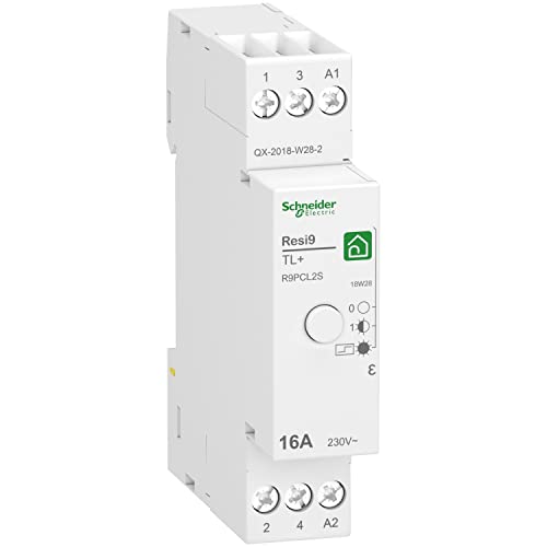 Schneider Electric - Resi9 – Stromstoßschalter leise – 1NO – 16A – R9PCL2S von Schneider Electric